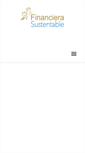 Mobile Screenshot of financierasustentable.com